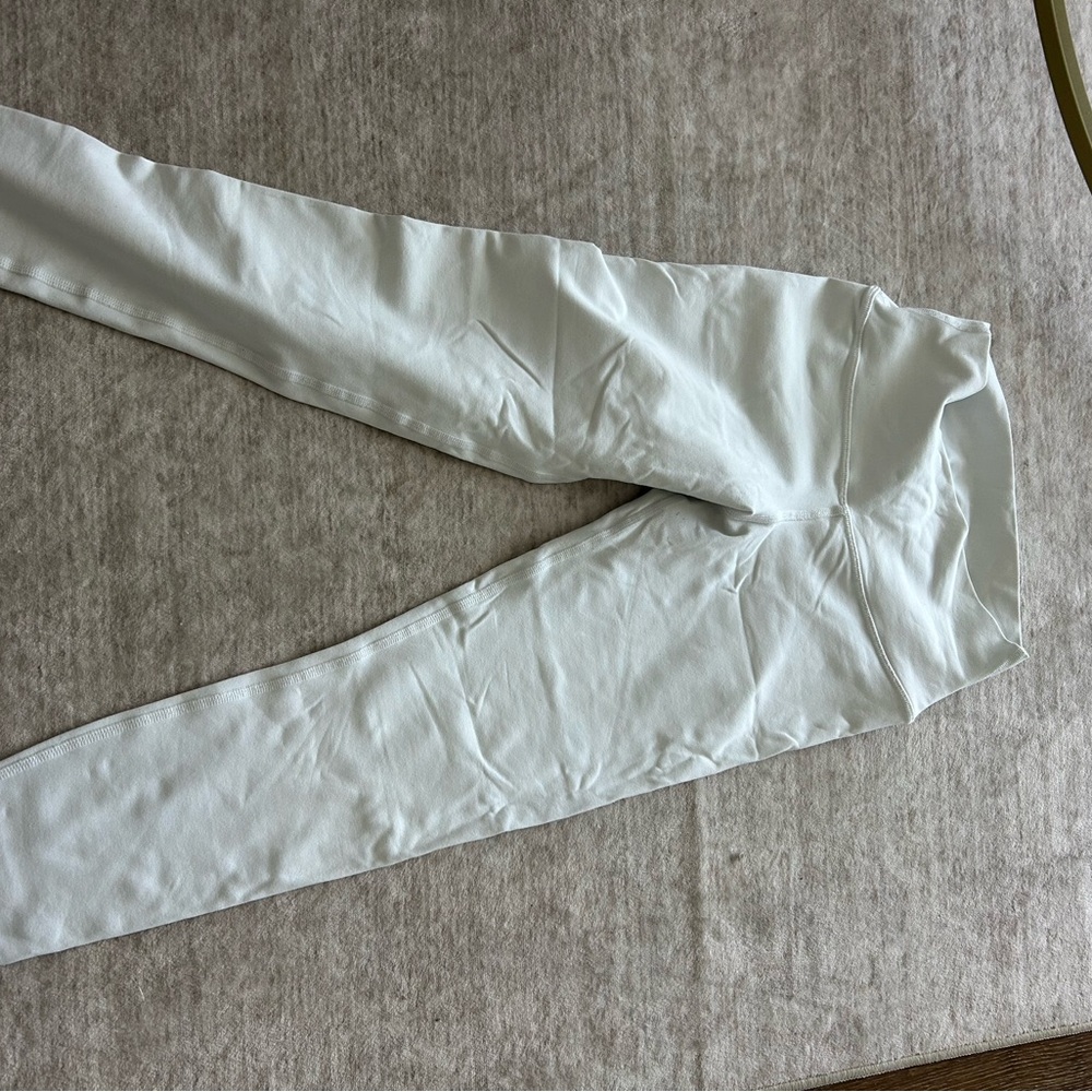 ALO Yoga White Seamless Workout Top